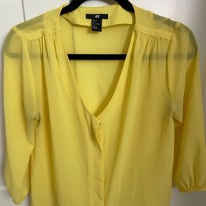 H&M Yellow Blouse (3 for $15)